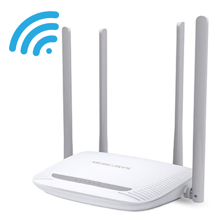 Bộ phát wifi Mercusys 325R CH 4 ăng ten - Repeater không cần dây Lan
