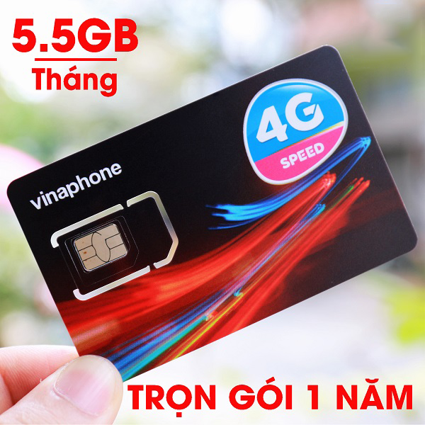 Sim 4G Vinaphone trọn gói 1 năm 66GB không cần nạp tiền