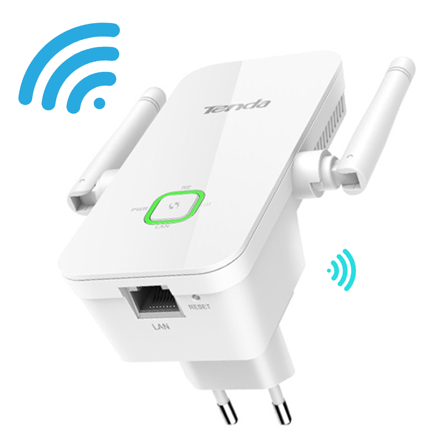 Bộ kích sóng wifi Repeater wifi TENDA A301 hỗ trợ cổng Lan RJ45 tiếp sóng wifi