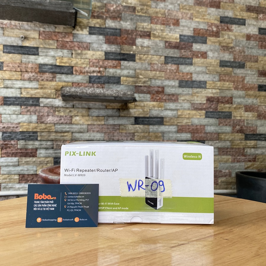 Bộ Kích Sóng Wifi Pixlink LV-WR09 2.4GHz 300Mbps 4 Ăng-ten