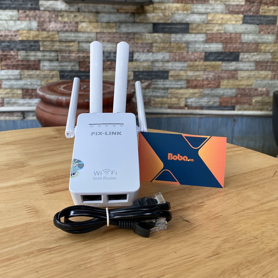 Bộ Kích Sóng Wifi Pixlink LV-WR09 2.4GHz 300Mbps 4 Ăng-ten