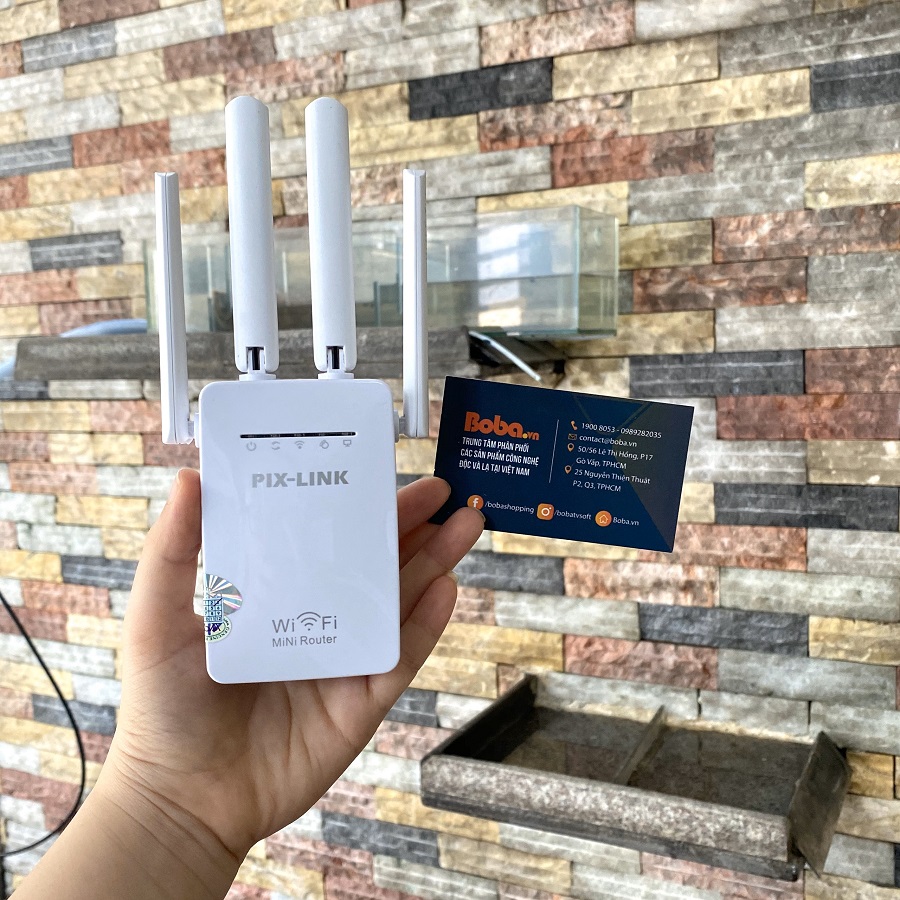 Bộ Kích Sóng Wifi Pixlink LV-WR09 2.4GHz 300Mbps 4 Ăng-ten