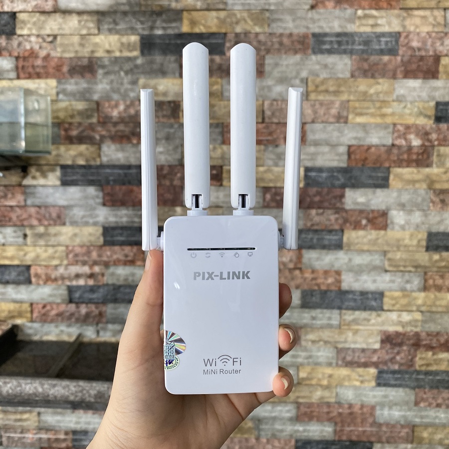 Bộ Kích Sóng Wifi Pixlink LV-WR09 2.4GHz 300Mbps 4 Ăng-ten