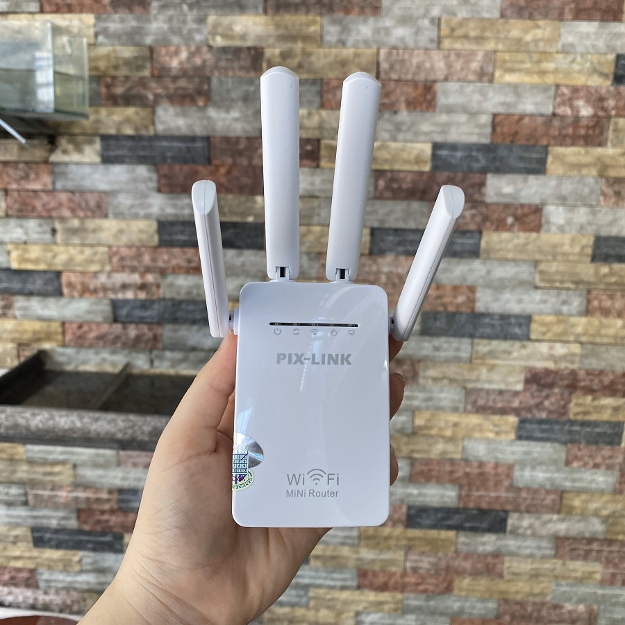 Thiết bị kích sóng wifi PIX-LINK 4 ăng ten LV-WR09