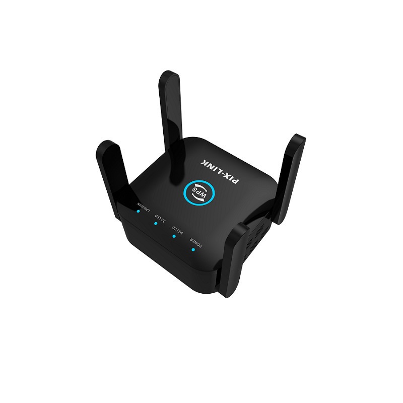 Thiết bị kích sóng wifi PIX-LINK AC24 băng tần kép 2.4G và 5G khuếch đại tín hiệu wifi không dây 1200Mps