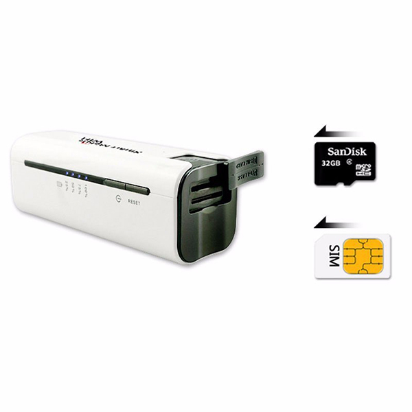 Bộ phát Wifi 3G MB 953 tích hợp sạc dự phòng 2200 Mah