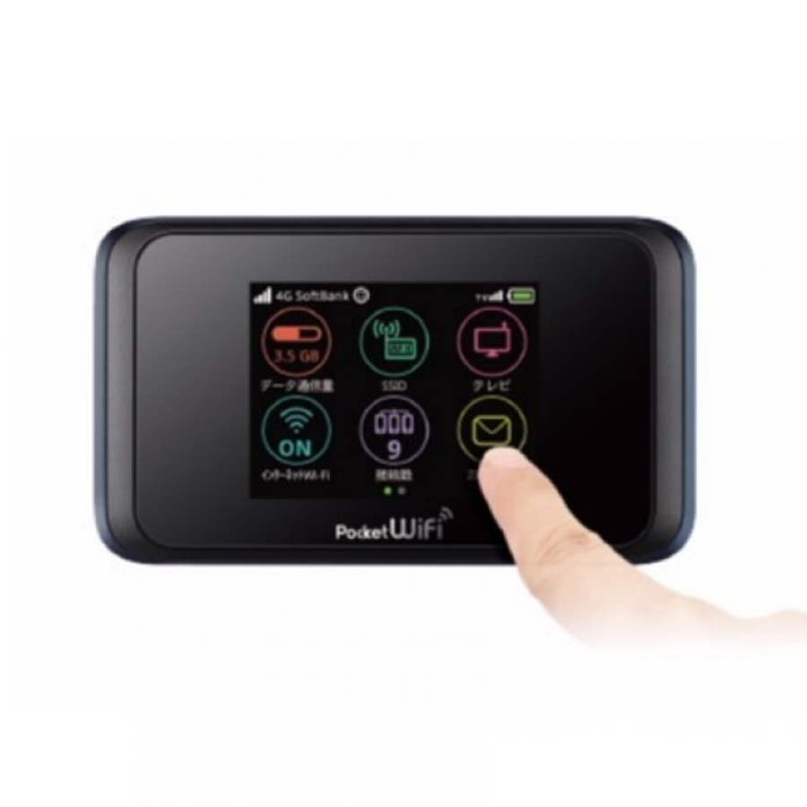 Bộ phát wifi 4G Huawei 502HW pin 3000 mAh 50Mbps - Màn hình Touch cảm ứng