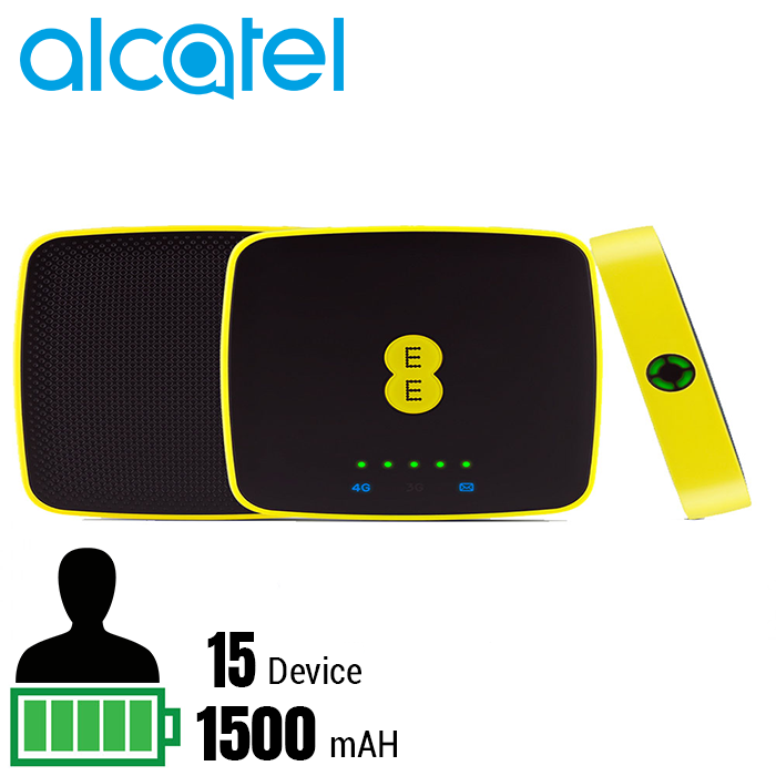 Bộ phát wifi 4G ALCATEL EE40  hỗ trợ 15 thiết bị - Hàng nhập khẩu