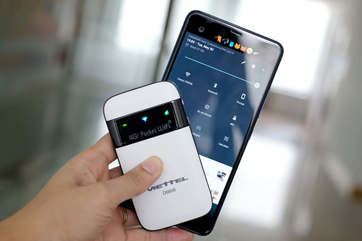 Bộ phát wifi 4G D6606 chính hãng Viettel