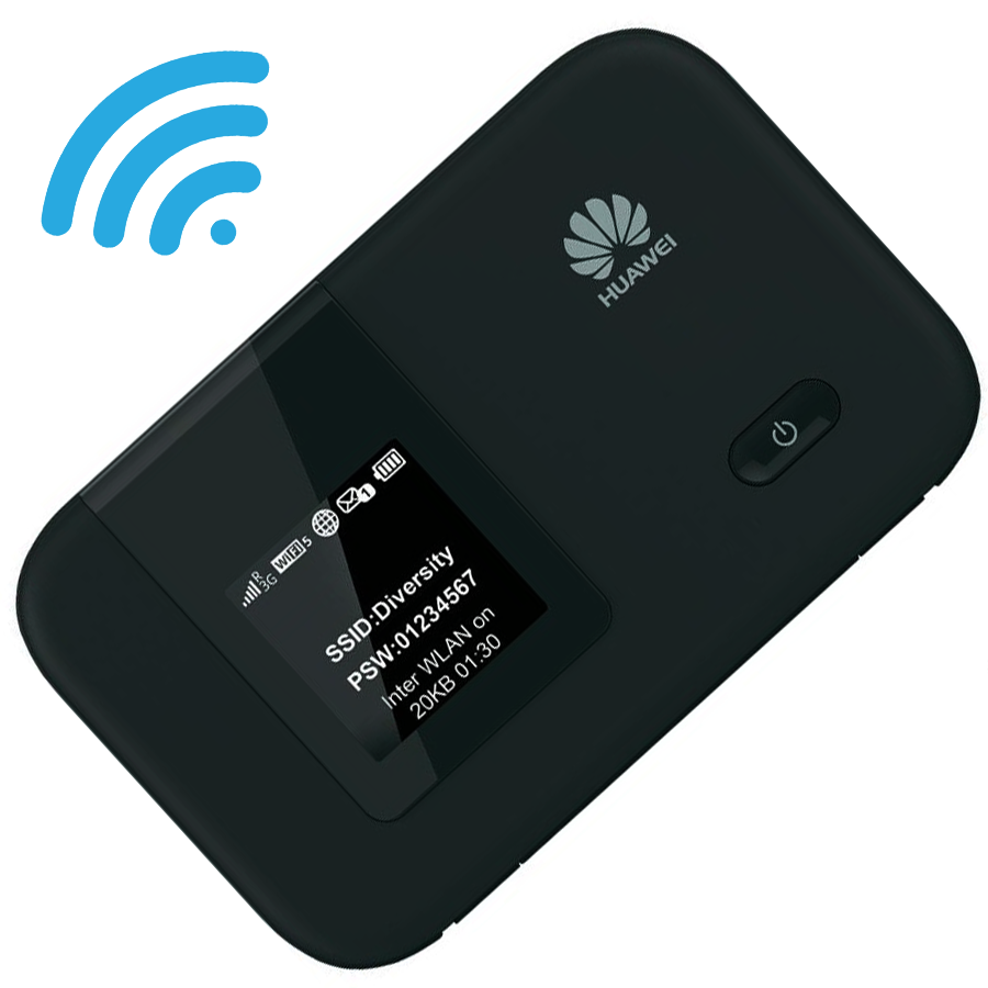 Bộ Phát Wifi 4G Huawei E5372 - màn hình LCD hỗ trợ cùng lúc 11 người