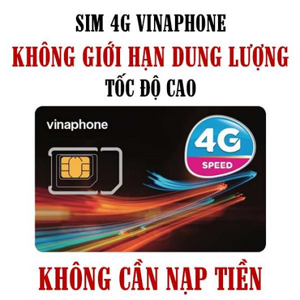 Sim 4G Viettel trọn gói không giới hạn dung lượng, không cần nạp tiền