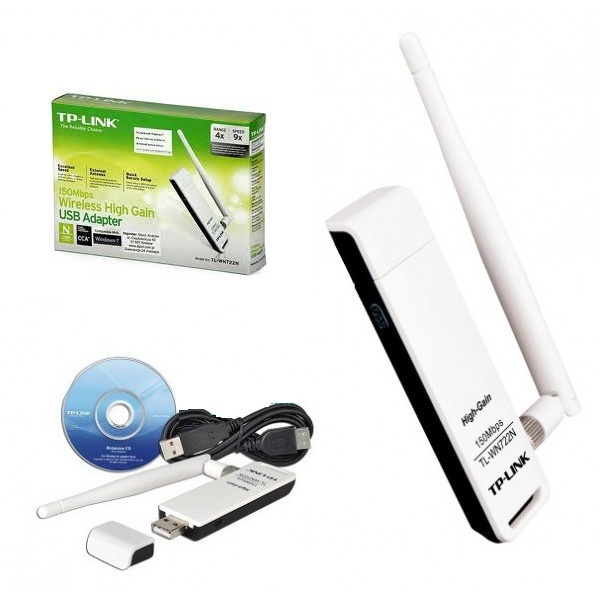 USB Thu WiFi TP-Link TL-WN722N Chuẩn N 150Mbps