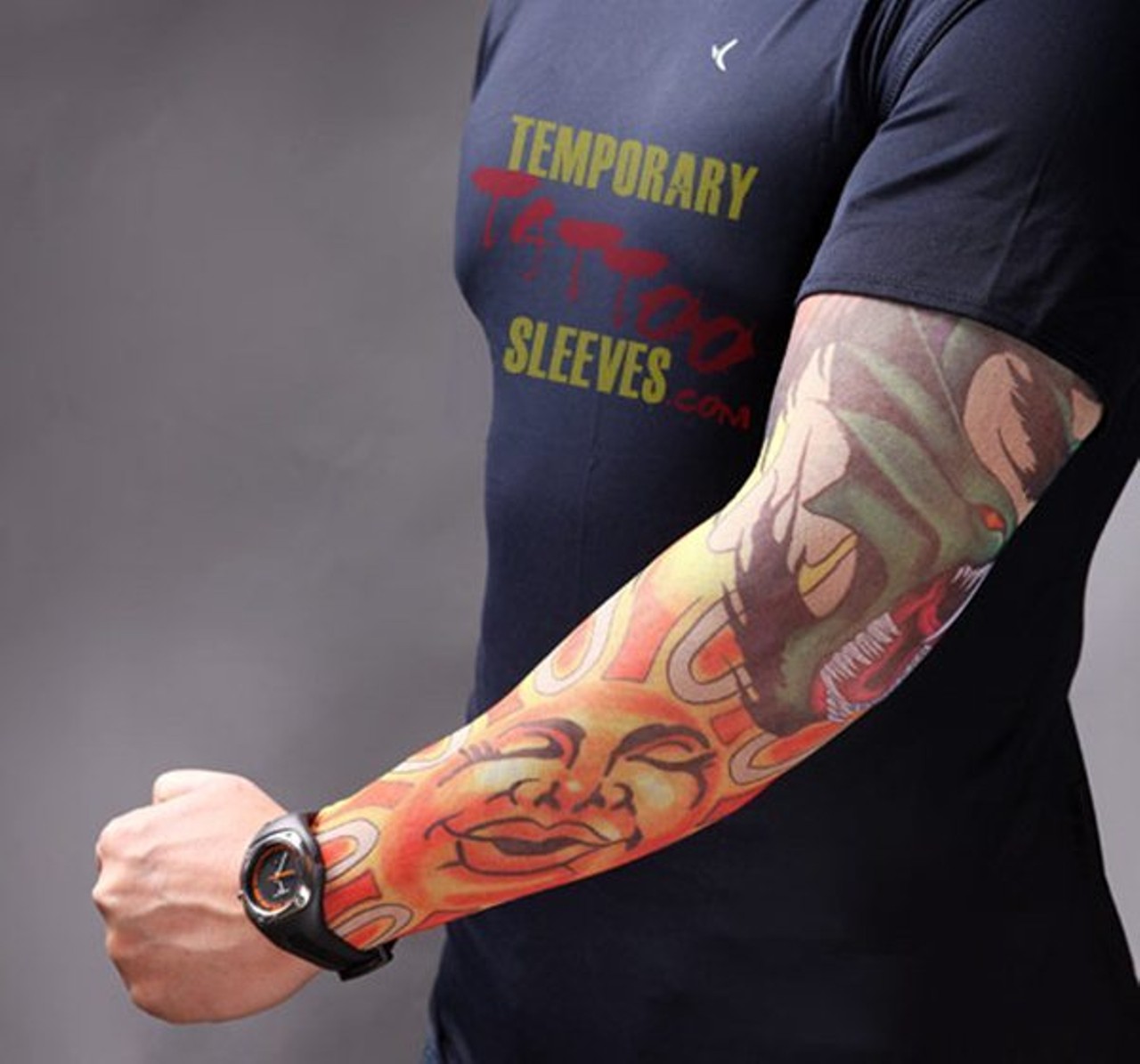 Găng tay hình xăm