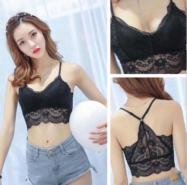 Áo ngực ren chữ V sexy