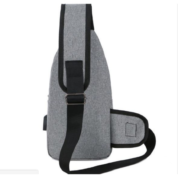 Túi đeo chéo nam Hàn Quốc chống trộm có cổng USB tiện dụng HOT 2018