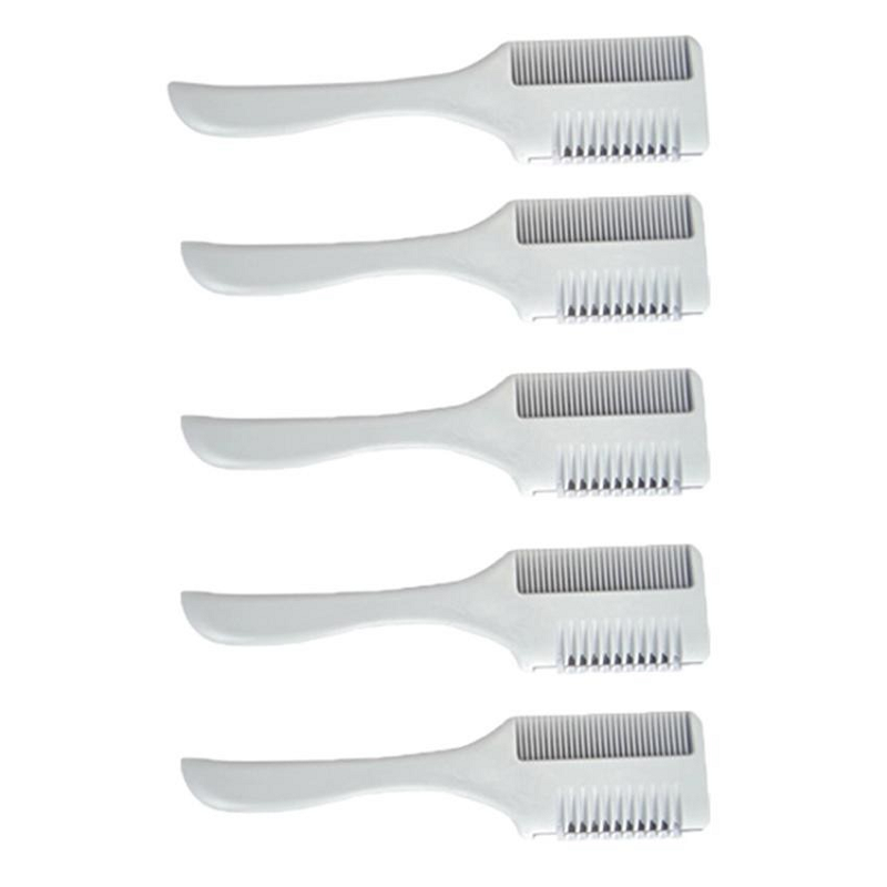 Bộ 5 chiếc lược tỉa tóc kẹp dao cạo