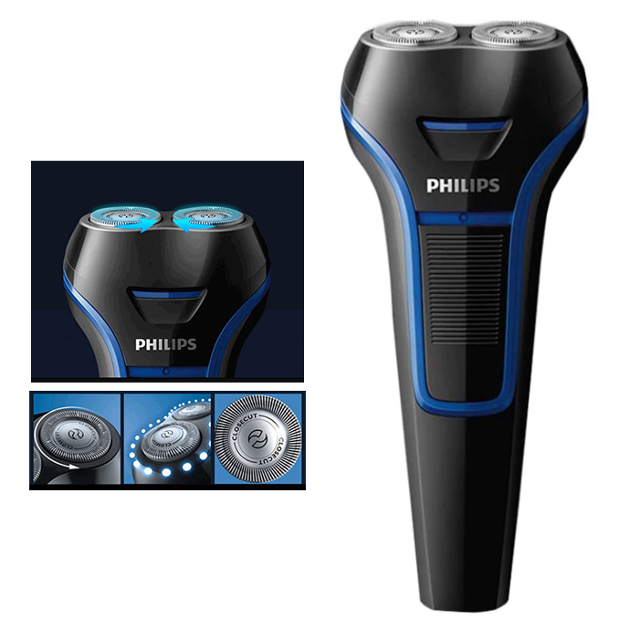 Máy cạo râu điện Phillip S100 - 2 lưỡi kép không rát
