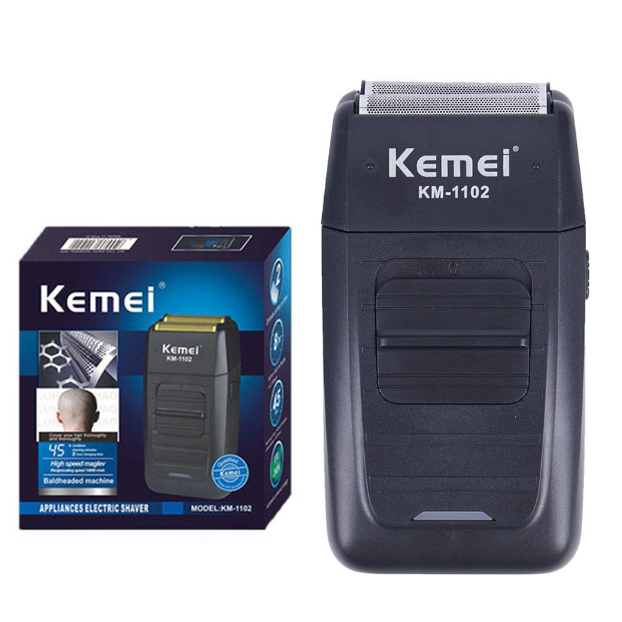 Máy cạo râu cao cấp Kemei 1102 - Cạo khô không cần bọt