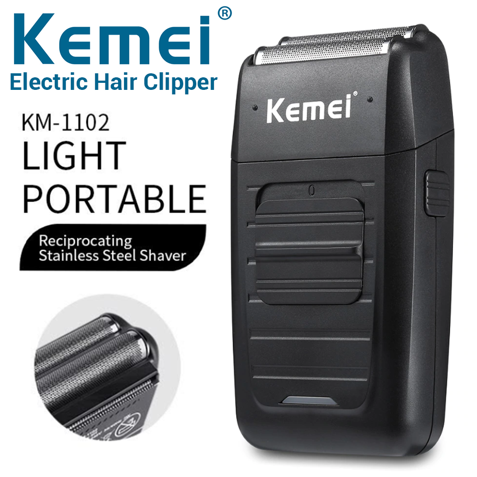 Máy cạo râu cao cấp Kemei 1102 - Cạo khô không cần bọt
