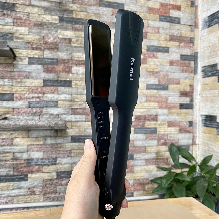 Máy duỗi tóc kemei KM-329