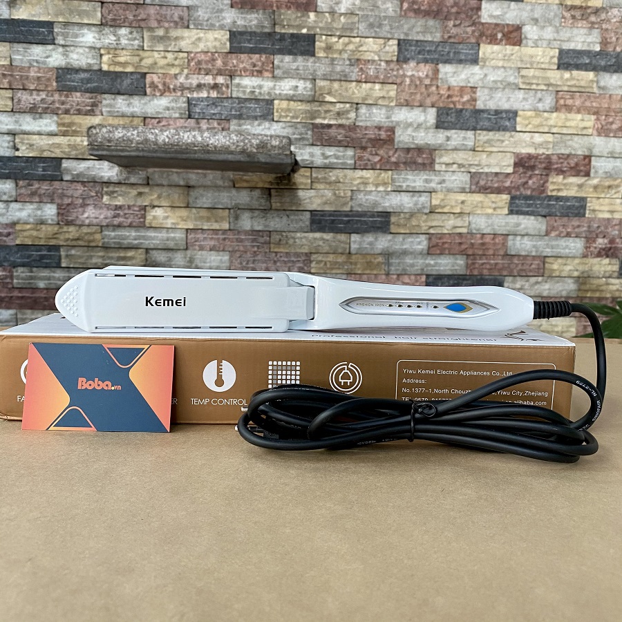 Máy duỗi tóc kemei KM 750