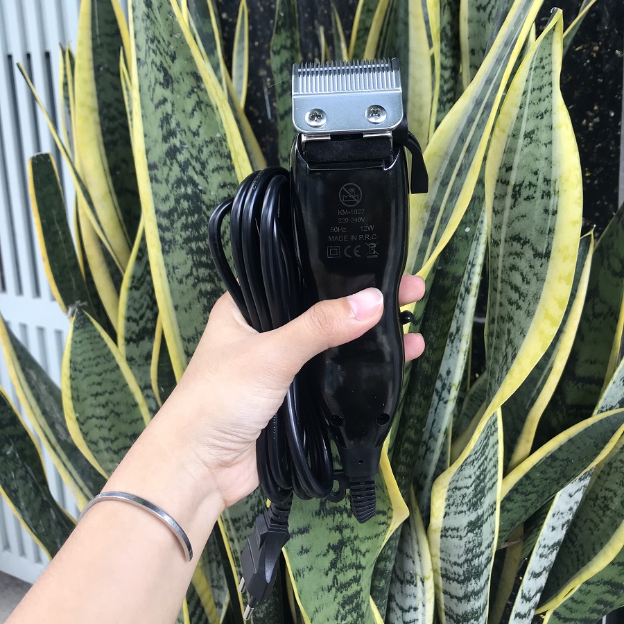 Bô tông đơ có dây Kemei KM-1027 Lưỡi thép carbon siêu bén