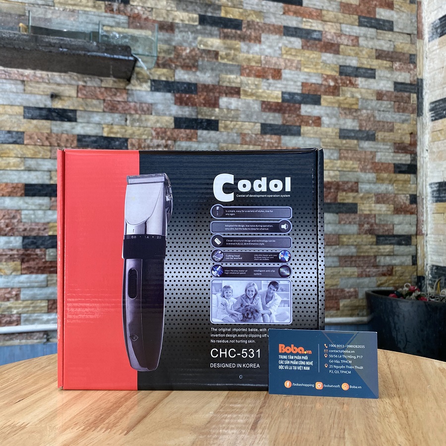 Bộ tông đơ cắt tóc Hàn Quốc Codol 531