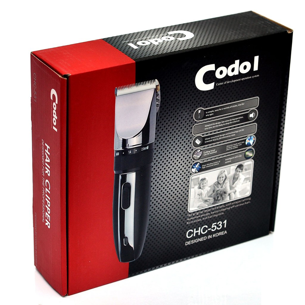 Bộ tông đơ cắt tóc Hàn Quốc Codol 531