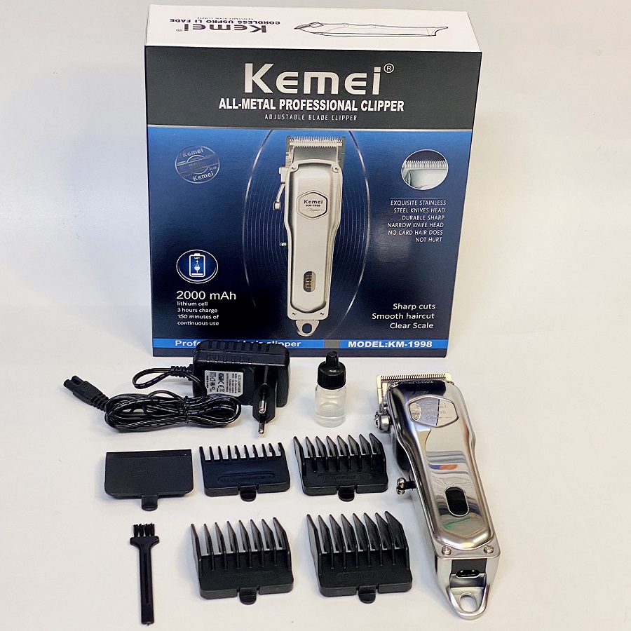 Tông đơ cắt tóc Kemei KM-1998 cao cấp