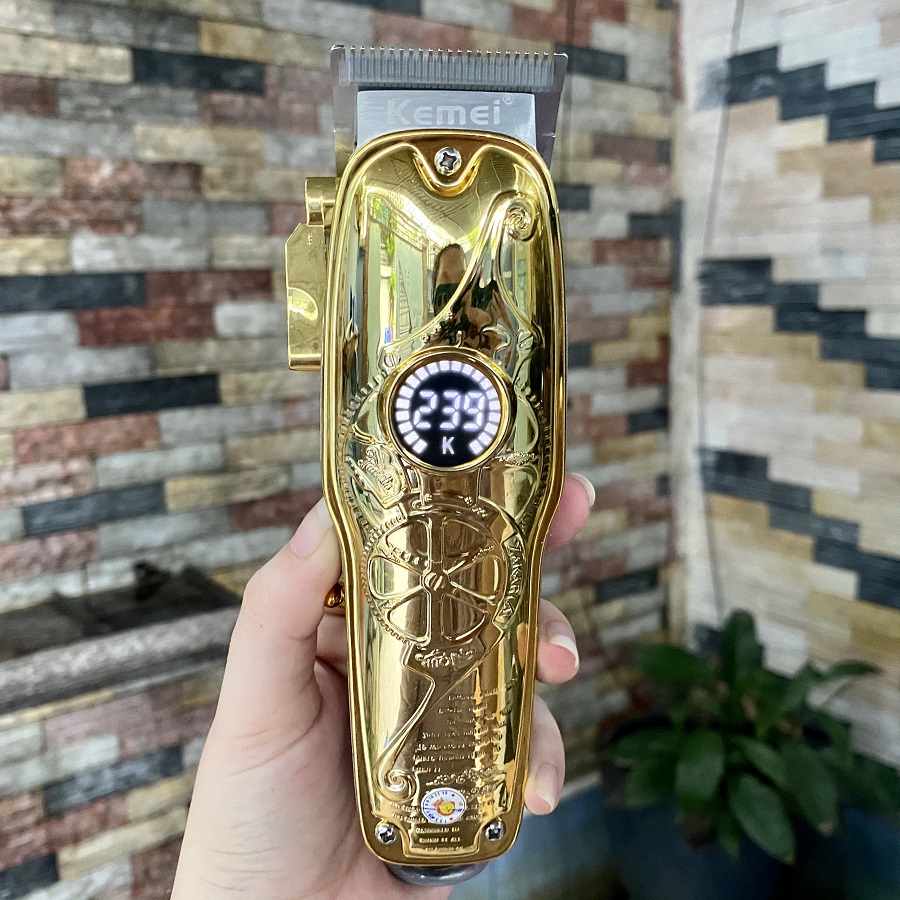 Tông đơ cắt tóc chuyên nghiệp KEMEI họa tiết chính hãng