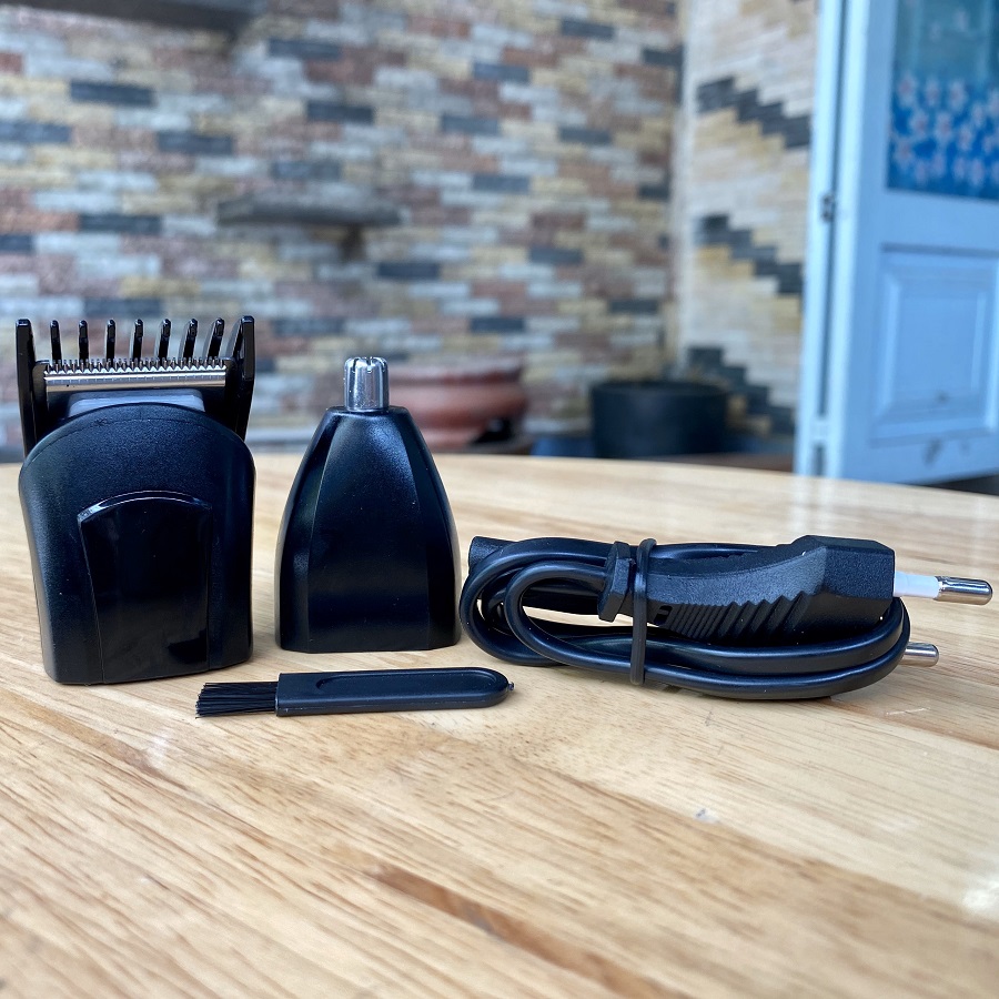 Tông đơ cắt tóc Nikai NK-1087 có ba chế độ cắt tóc cạo râu và cắt lông mũi