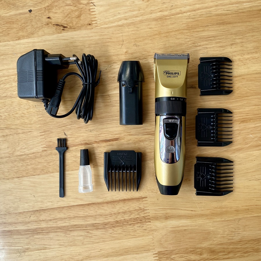 Tông đơ cắt tóc PHILIPS CHC-3377 thế hệ mới 2020 tặng 2 pin
