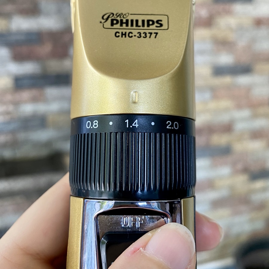 Tông đơ cắt tóc PHILIPS CHC-3377 thế hệ mới 2020 tặng 2 pin