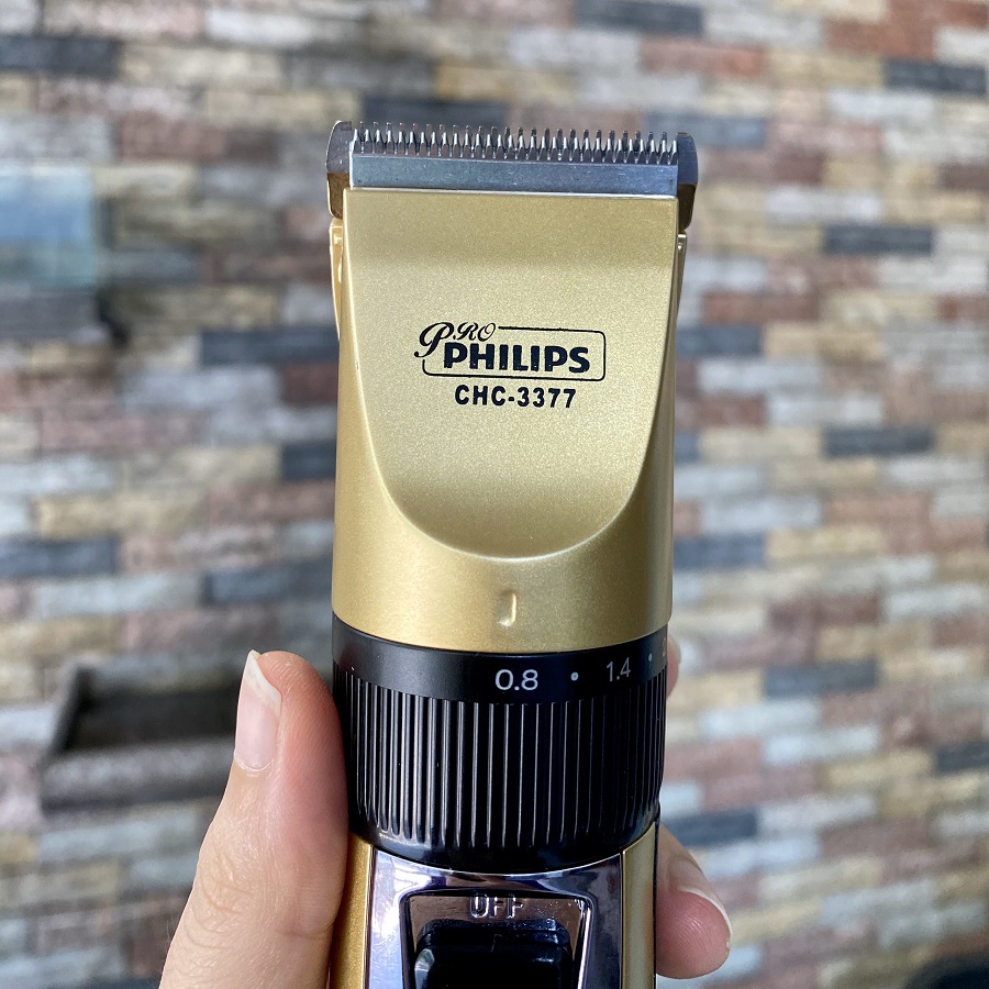Tông đơ cắt tóc PHILIPS CHC-3377 thế hệ mới 2020 tặng 2 pin