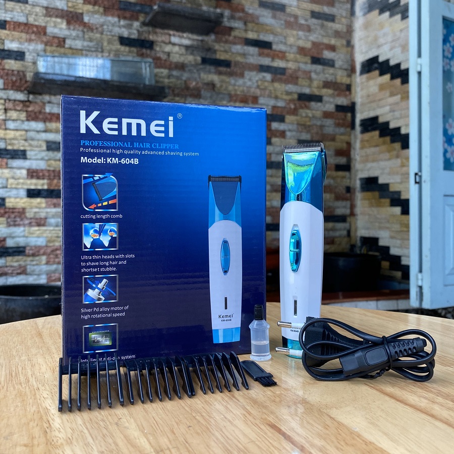 Tông đơ cắt tóc trẻ em Kemei KM 604B