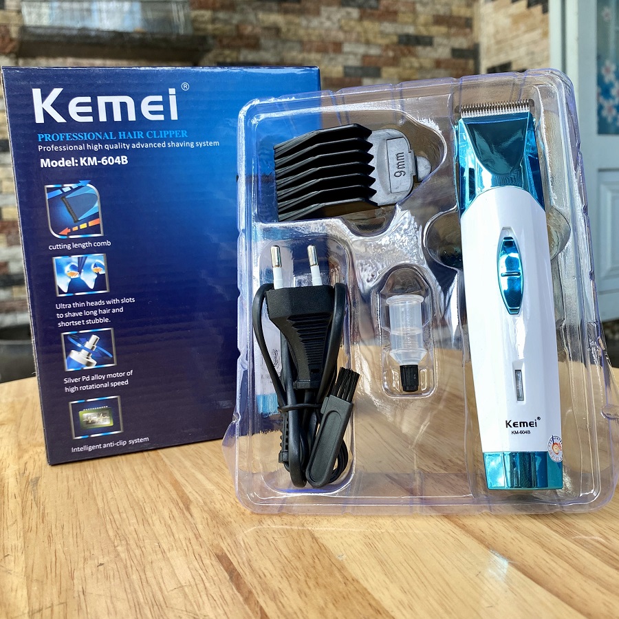 Tông đơ cắt tóc trẻ em Kemei KM 604B