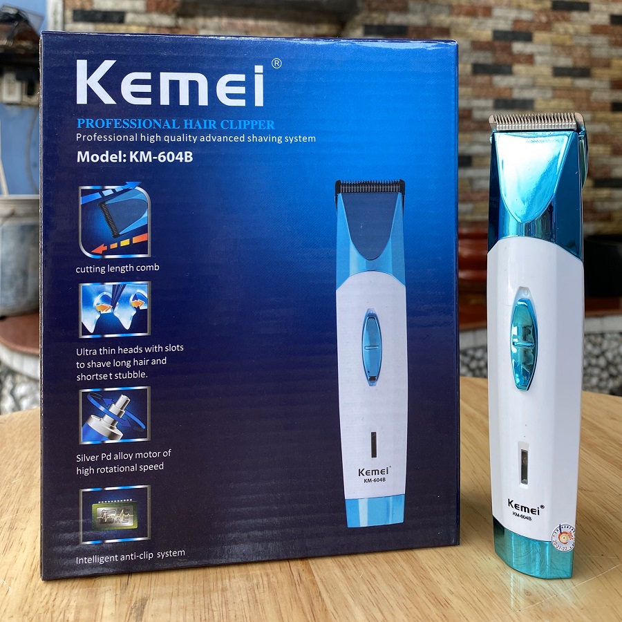 Tông đơ cắt tóc trẻ em Kemei KM 604B