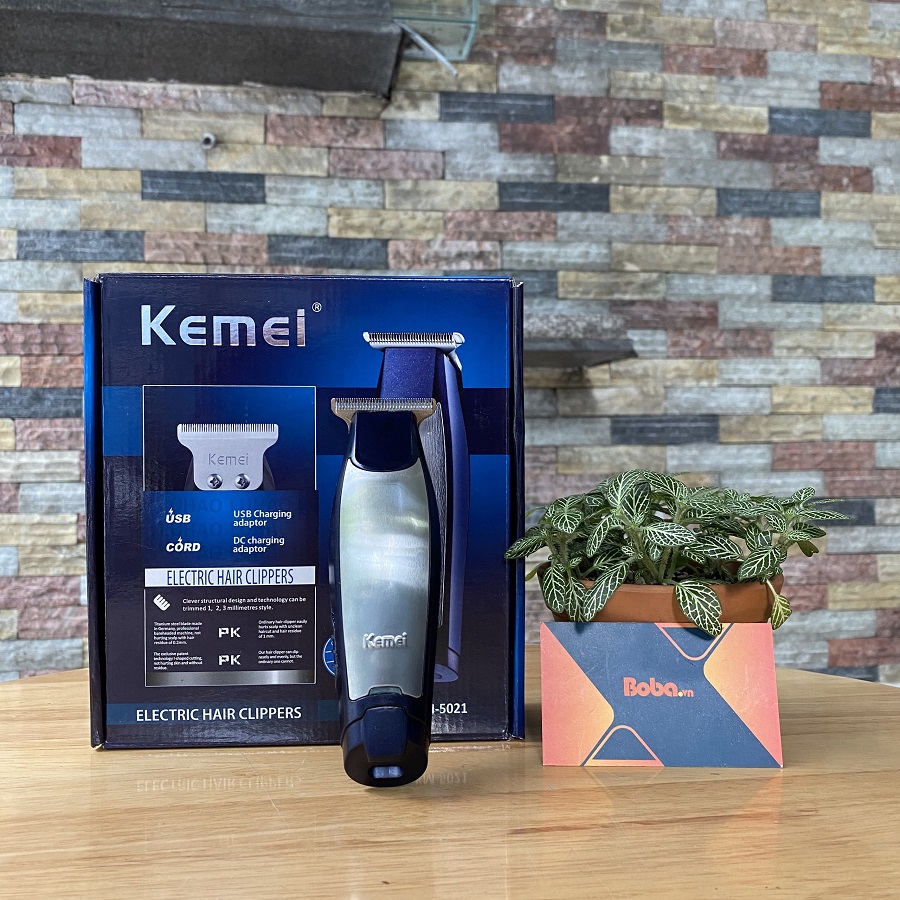 Tông đơ chấn viền chuyên nghiệp Kemei KM 5021 chính hãng