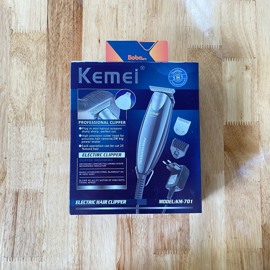 Tông đơ chấn viền có dây Kemei KM 701L siêu êm