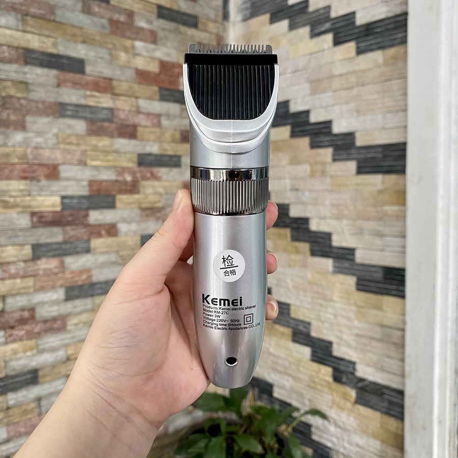 Tông Đơ Cắt Tóc Không Dây Kemei KM-27C