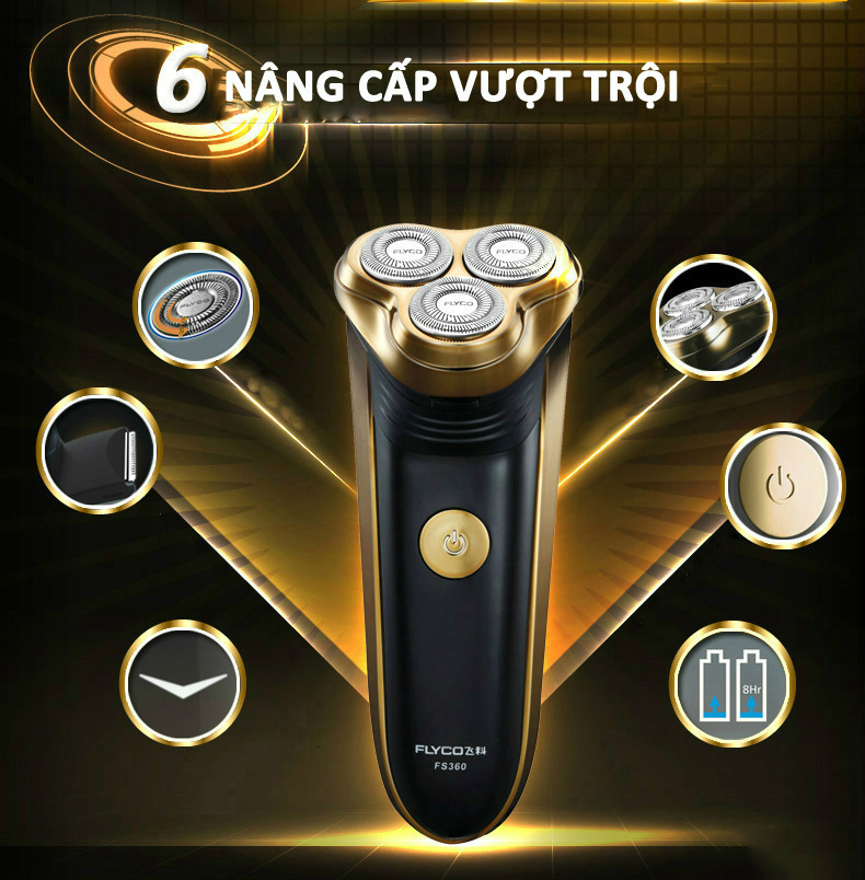 BẢO HÀNH 12 THÁNG Máy cạo râu Flyco FS360 chính hãng