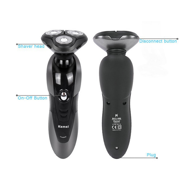 Máy cạo râu không dây Kemei KM-9006