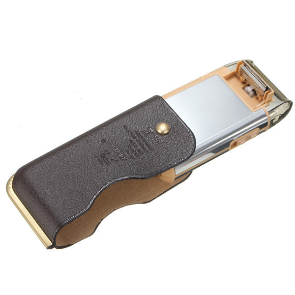 Máy cạo râu cầm tay Kemei KM-5700 giá rẻ - Bao da