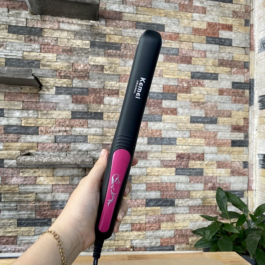 Máy kẹp duỗi thẳng tóc Kemei KM328 - Chính hãng