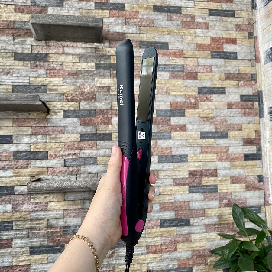 Máy kẹp duỗi thẳng tóc Kemei KM328 - Chính hãng