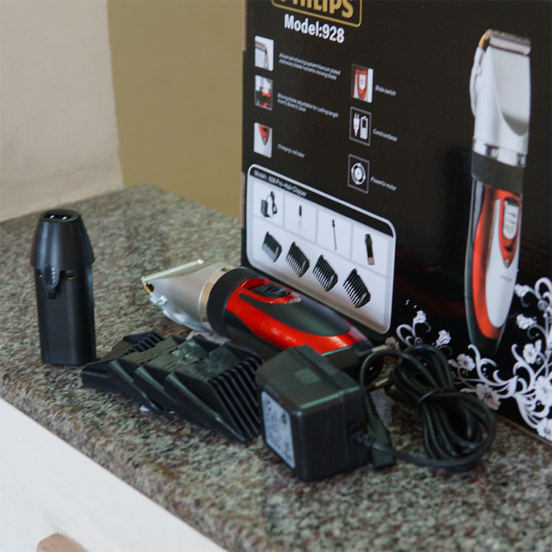 Tông đơ cắt tóc Philips 928 cao cấp - Bộ có sẵn 2 pin
