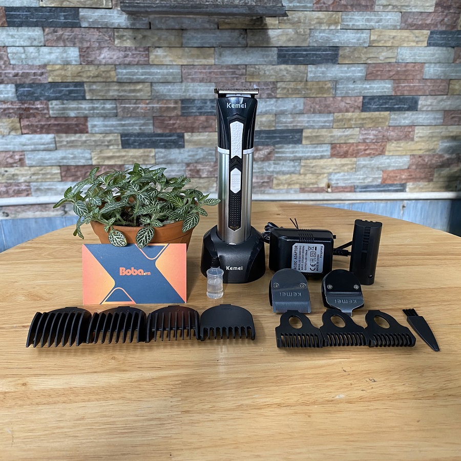 Tông đơ cắt tóc đa năng có 3 đầu cắt cao cấp