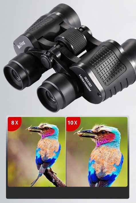 Ống Nhòm Maifeng 90x90 Độ Nét Cao – Phóng Đại 10X Thấu Kính Quang Học Góc Nhìn Rộng