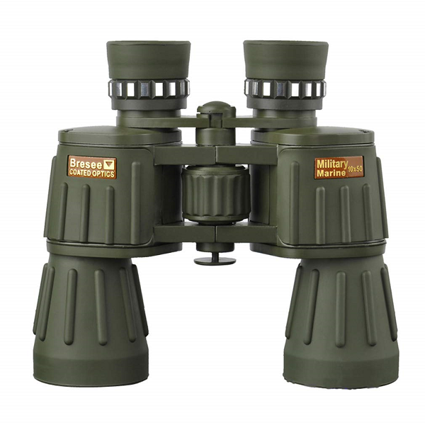 Ống nhòm quân đội Bresee 10x50 Coated Optics Telescope lăng kính BAK4