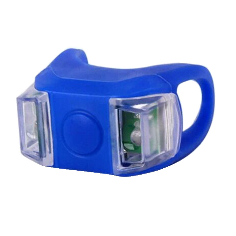 Đèn ếch silica gel gắn sau xe đạp